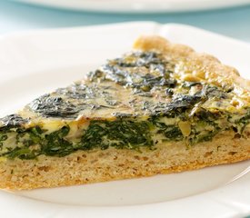 Light Spinach Quiche