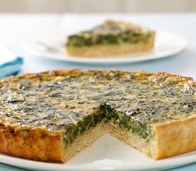 Light Spinach Quiche