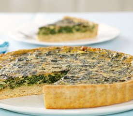 Light Spinach Quiche