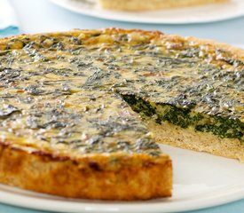 Light Spinach Quiche