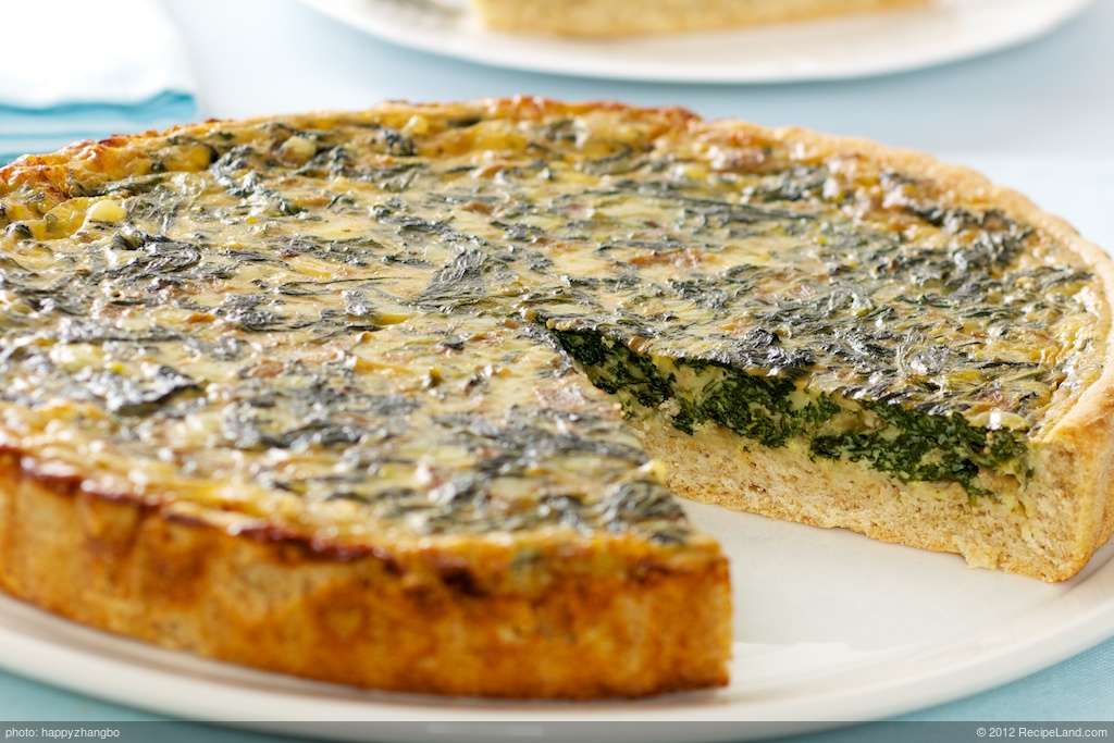 Light Spinach Quiche recipe