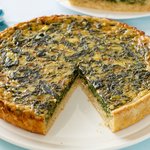 Light Spinach Quiche