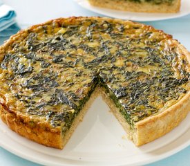 Light Spinach Quiche