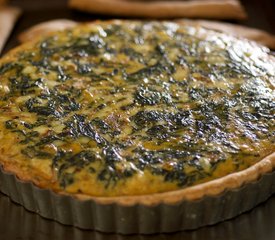 Light Spinach Quiche