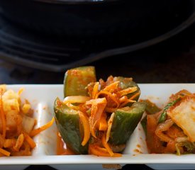 Bibimbap2 (Korean Seasoned Vegetables and Rice with Spicy Sauce)