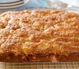 Moist Rhubarb Coffeecake