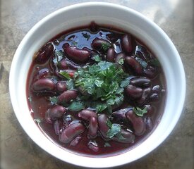 Red Cabbage and Red Bean Soup