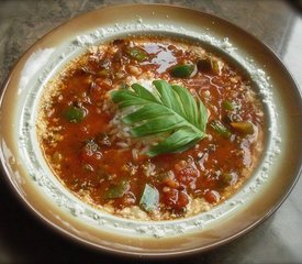 Green Pepper and Tomato Soup