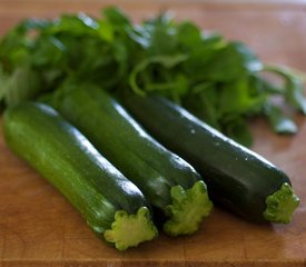 Basil and Ricotta Stuffed Zucchini