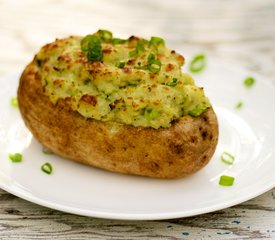 Twice Baked Potatoes with Gouda and Pesto 