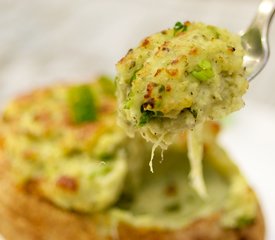 Twice Baked Potatoes with Gouda and Pesto 