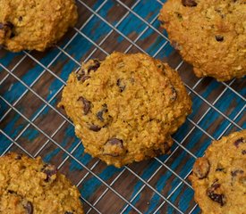 Pumpkin Oatmeal Chocolate Chip Cookies