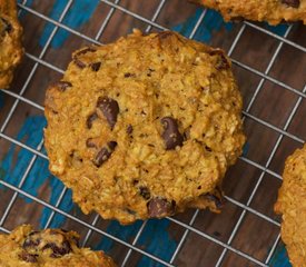 Pumpkin Oatmeal Chocolate Chip Cookies