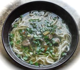 Beef Soup with Lemon Grass (Canh Thit Xao Sa)