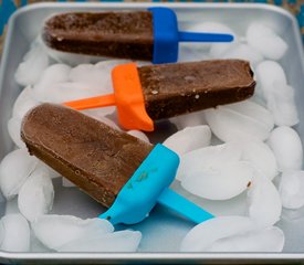 Coffee Fudge Popsicles