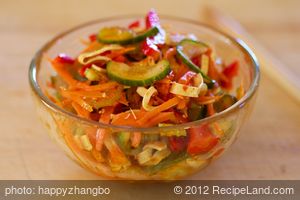 Korean Sweet-Sour Cucumber Salad