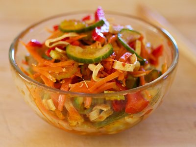 Korean Sweet-Sour Cucumber Salad