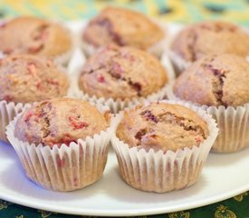 Strawberry-Rhubarb Muffins