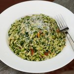 Orzo with Spinach and Pine Nuts (Milliken and Feniger)