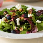 Blueberry Hazelnut Salad with Balsamic Berry Vinaigrette