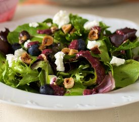 Blueberry Hazelnut Salad with Balsamic Berry Vinaigrette