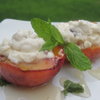 Grilled Peaches with Cream Cheese and Honey
