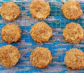 Sour Cream-Peach Muffins