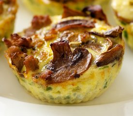 Mushroom and Sausage Quiche Muffins