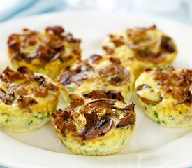 Mushroom and Sausage Quiche Muffins