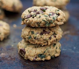 Fresh Mint Chocolate Chip Cookies