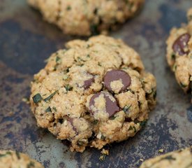 Fresh Mint Chocolate Chip Cookies