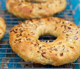 Bread Machine Onion Bagels