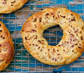 Bread Machine Onion Bagels