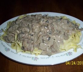 Mama Delilah's Beef Stroganoff