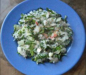 Long White Radish and Arugula Salad