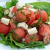 Watermelon, Mint and Feta Salad with Citrus Dressing