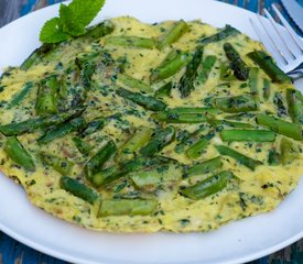 Asparagus and Mint Frittata 