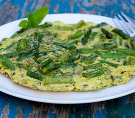 Asparagus and Mint Frittata 