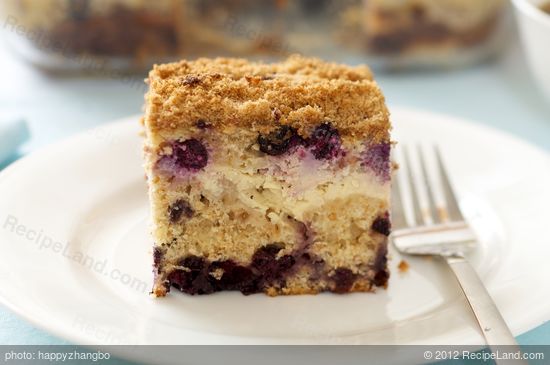 Blueberry Cream Cheese Coffeecake