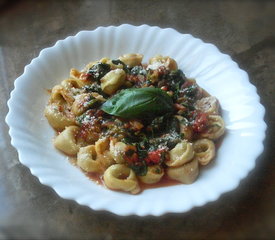 Tortellini & Spinach Stew