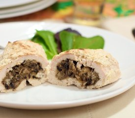 Mushroom Stuffed Chicken Breasts