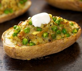 Indian Twice Baked Potatoes