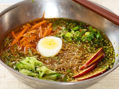 Korean Sweet and Sour Cold Noodles