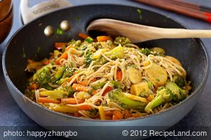 Stir-Fried Veggies with Soba Noodles recipe