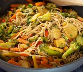 Stir-Fried Veggies with Soba Noodles