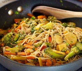 Stir-Fried Veggies with Soba Noodles