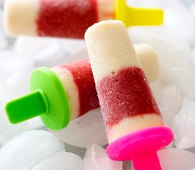 Strawberry and Oreo Popsicles 