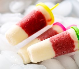 Strawberry and Oreo Popsicles 