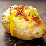Bacon and Cheddar Twice Baked Potatoes