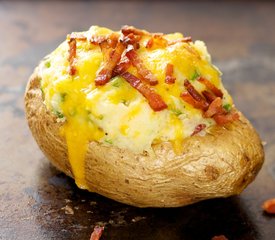 Bacon and Cheddar Twice Baked Potatoes